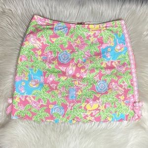 ⭐️Lilly Pulitzer Girl’s "Lilly's B & B" Monkey Skort [2223]